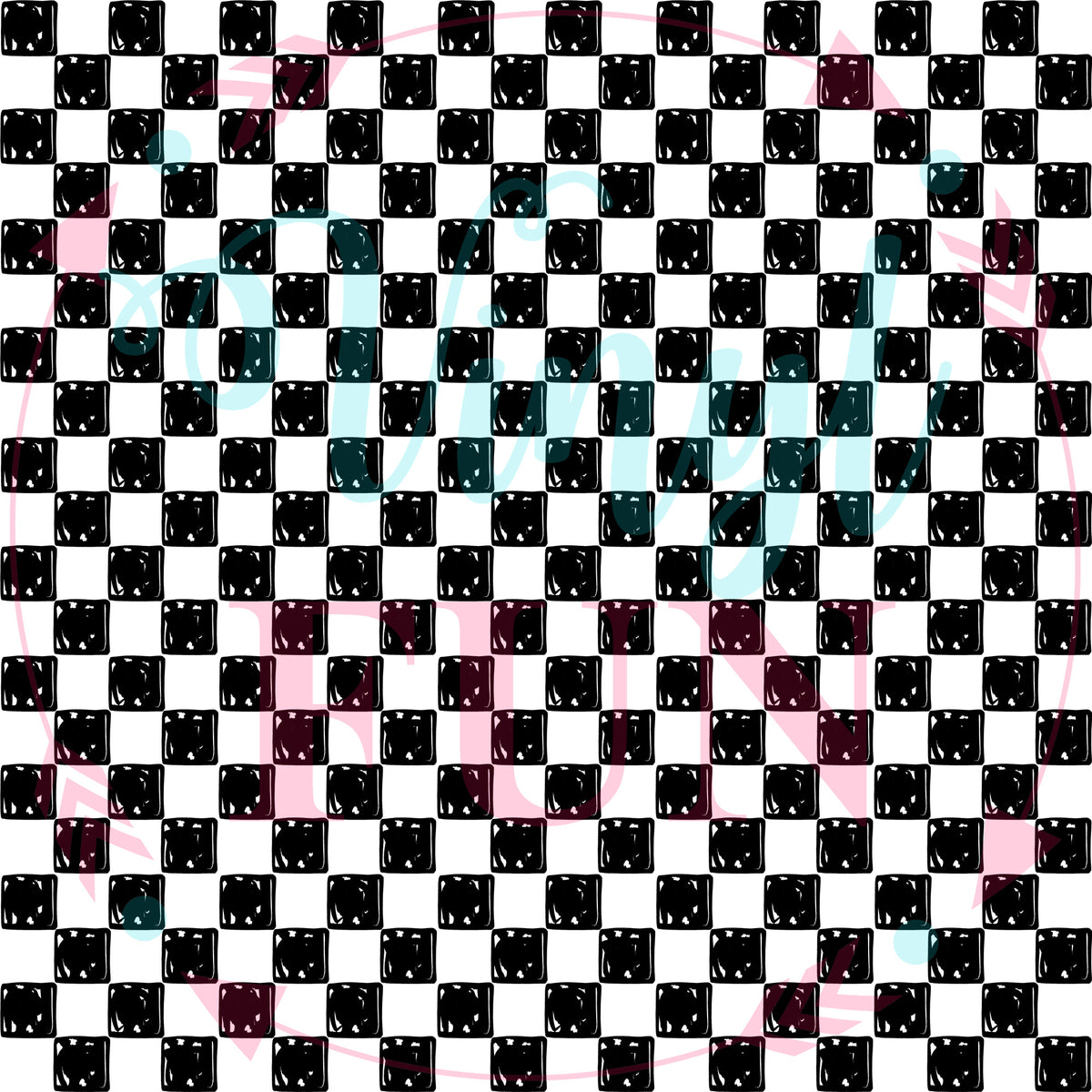 Sketchy Checker Pattern-B22