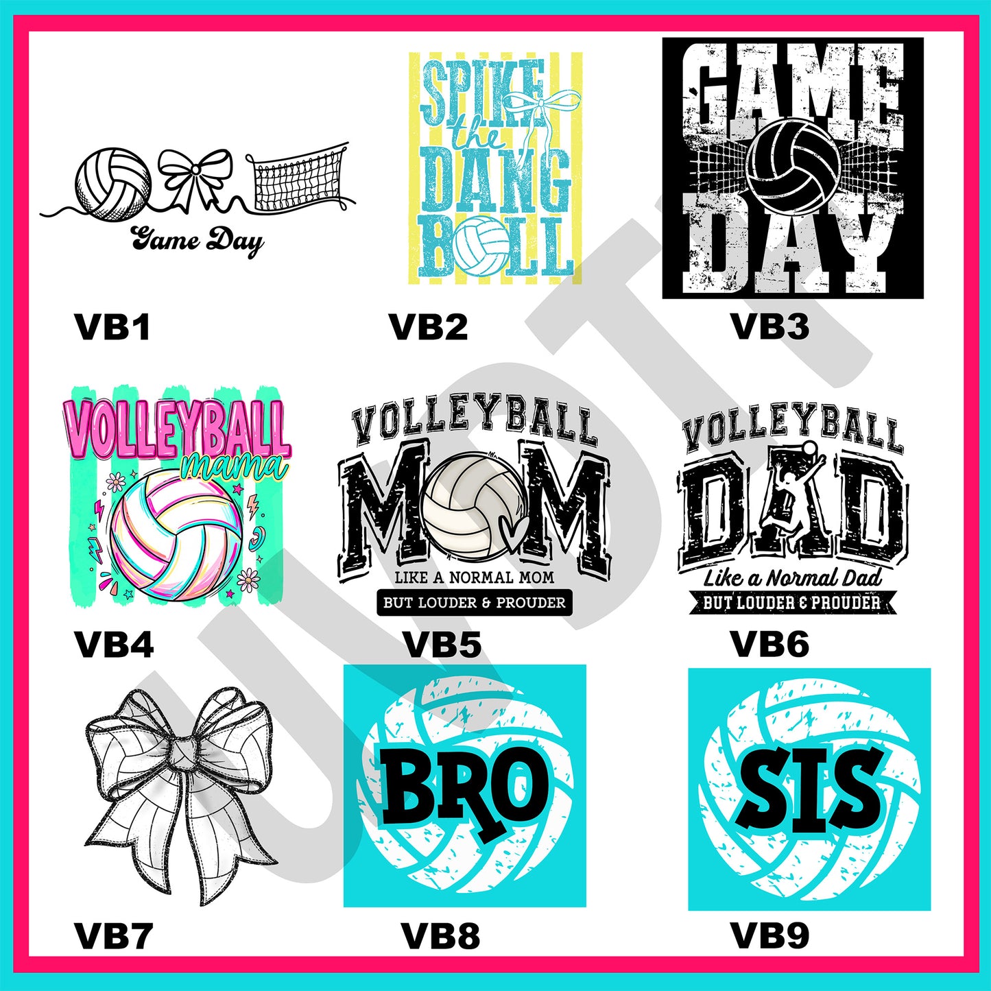 UVDTF So Much Volleyball