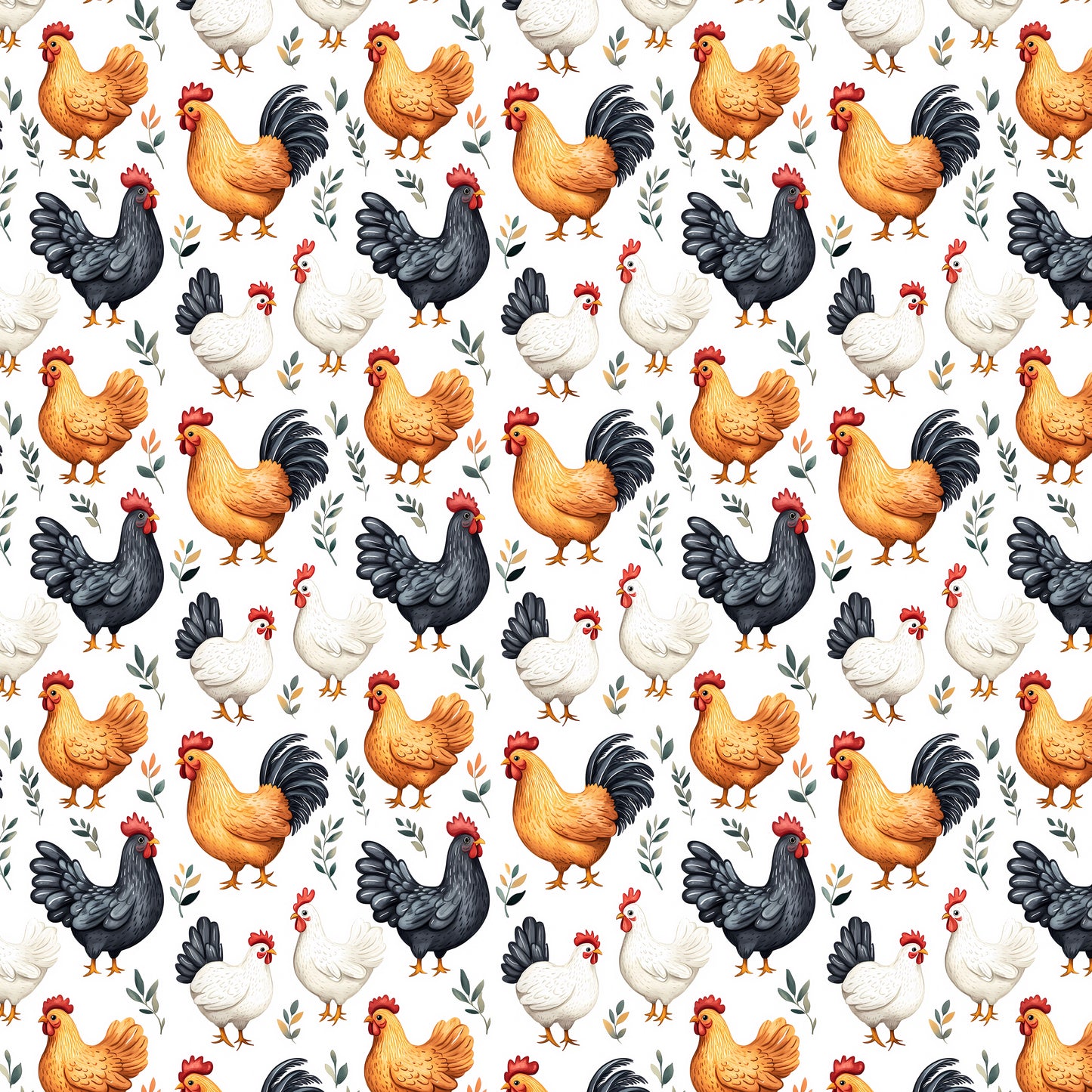 So Many Chickens Pattern B3
