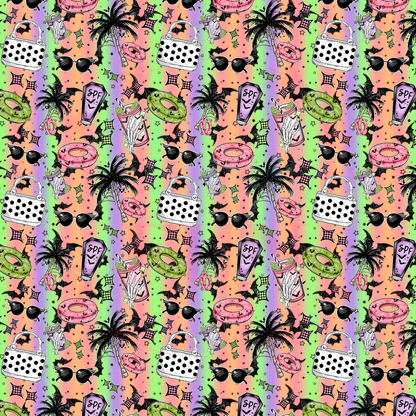 Spooky Ghouls Summer Pattern