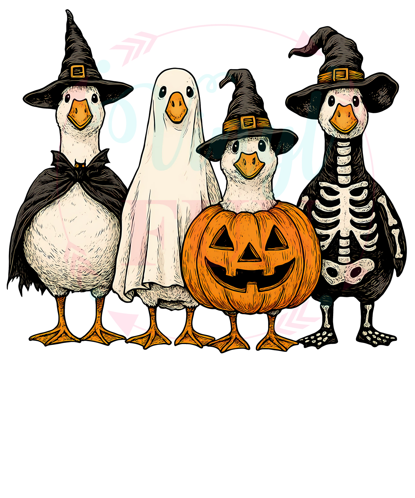 UVDTF Spooky Geese Decal - HW7