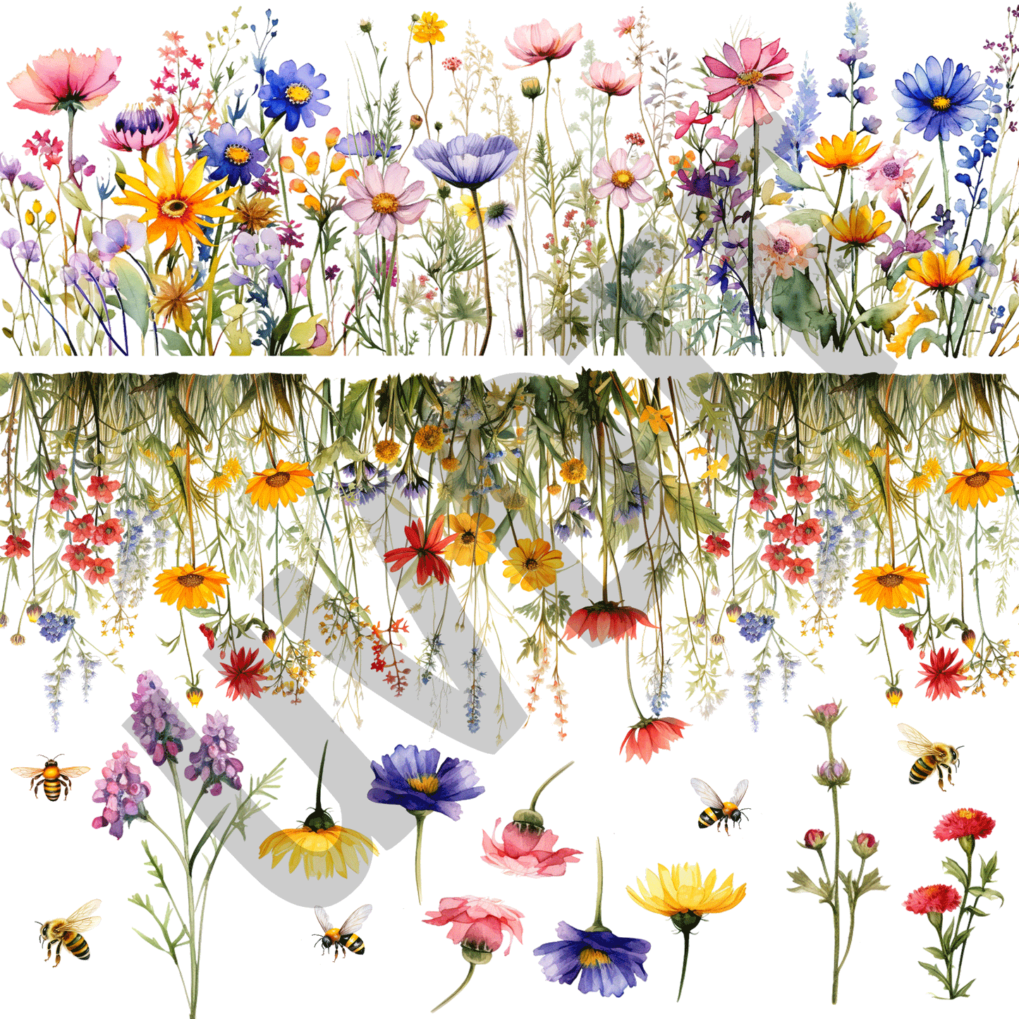 UVDTF Spring Wildflower Elements