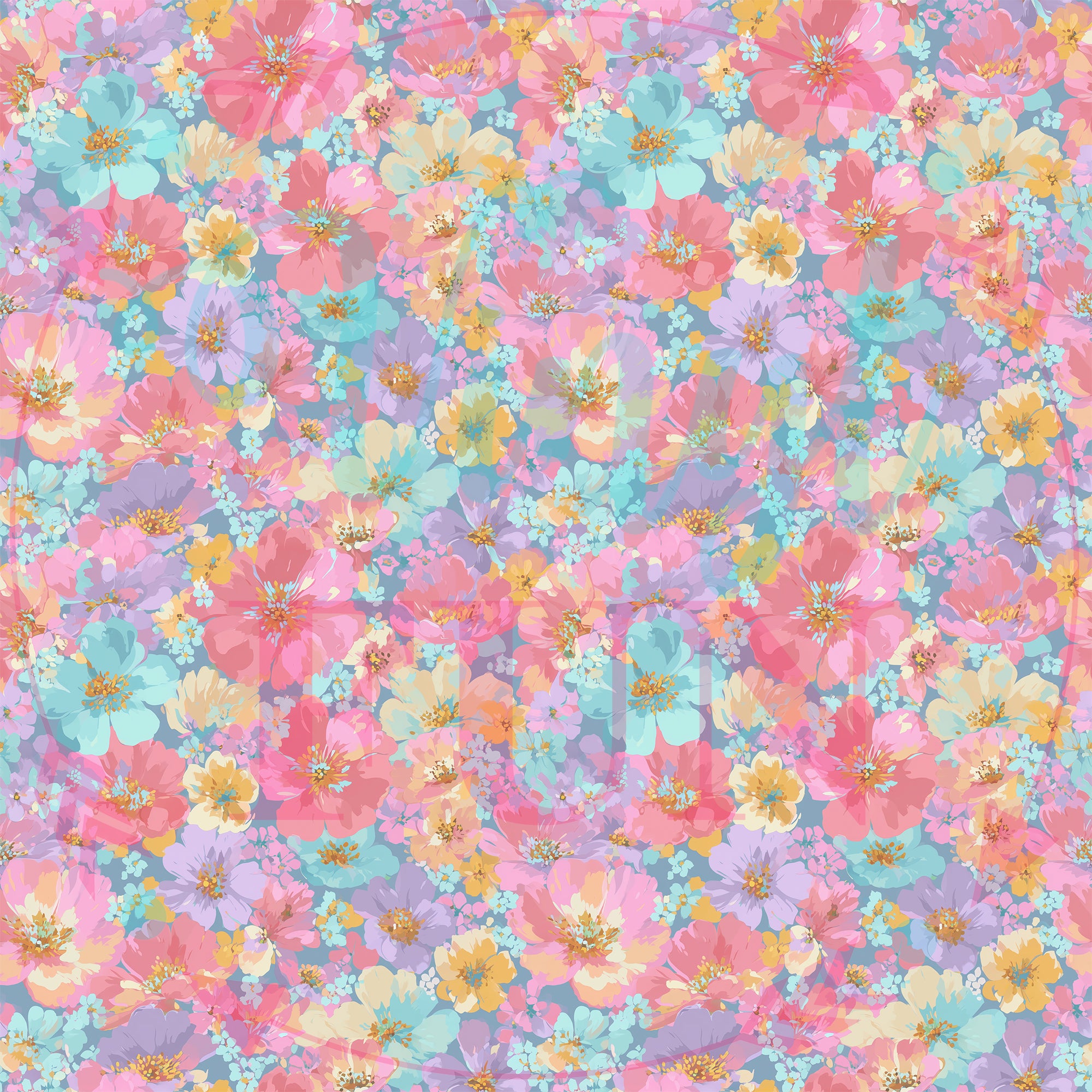 Spring Flowers Pattern-A14 – Vinyl Fun