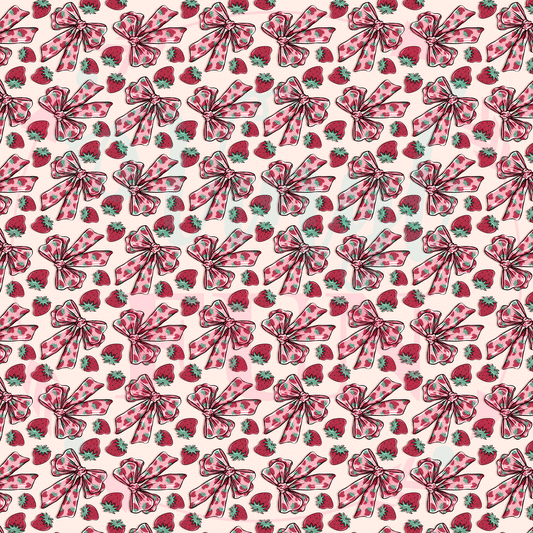 Strawberries & Bows Pattern-C3