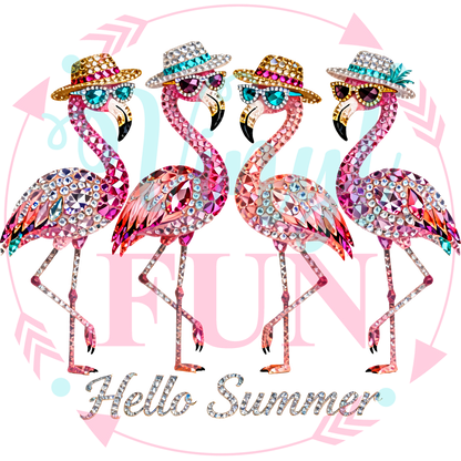 UVDTF Summer Flamingos - 156