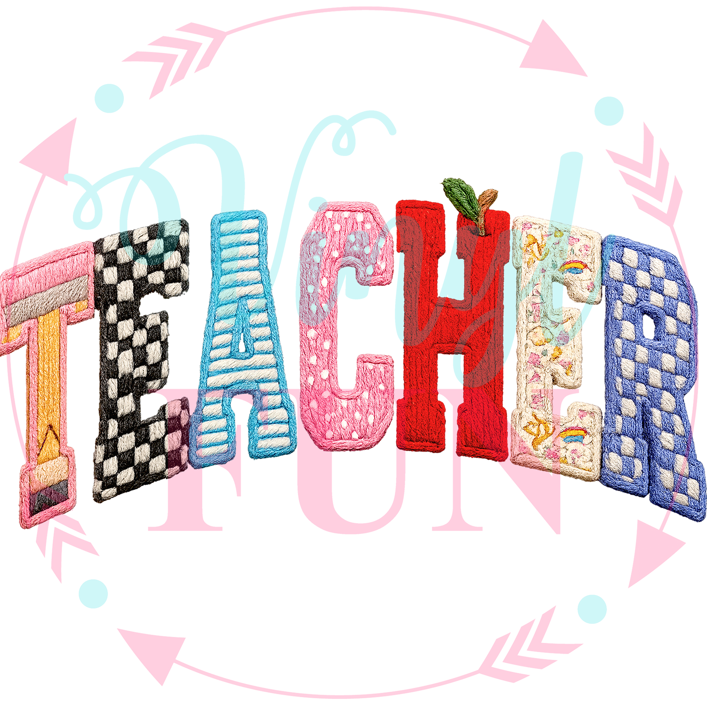 Teachers Rule Transfers - For Fabrics