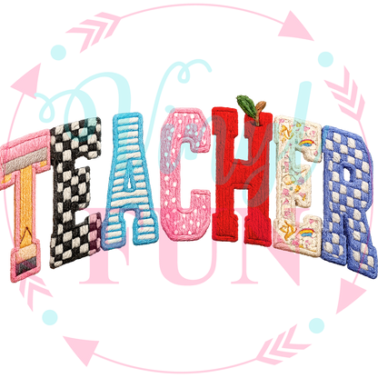 Teachers Rule Transfers - For Fabrics