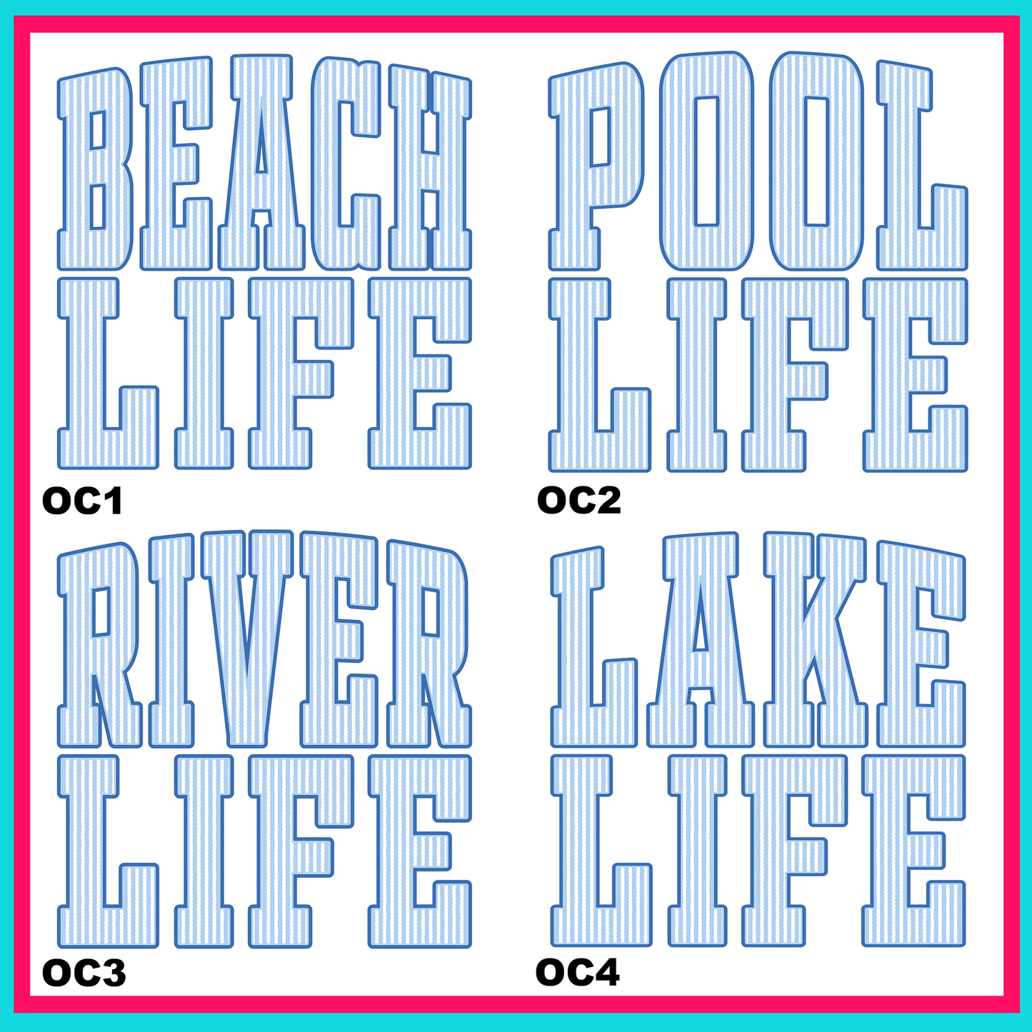 The Life Transfers - For Fabrics