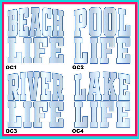 The Life Transfers - For Fabrics