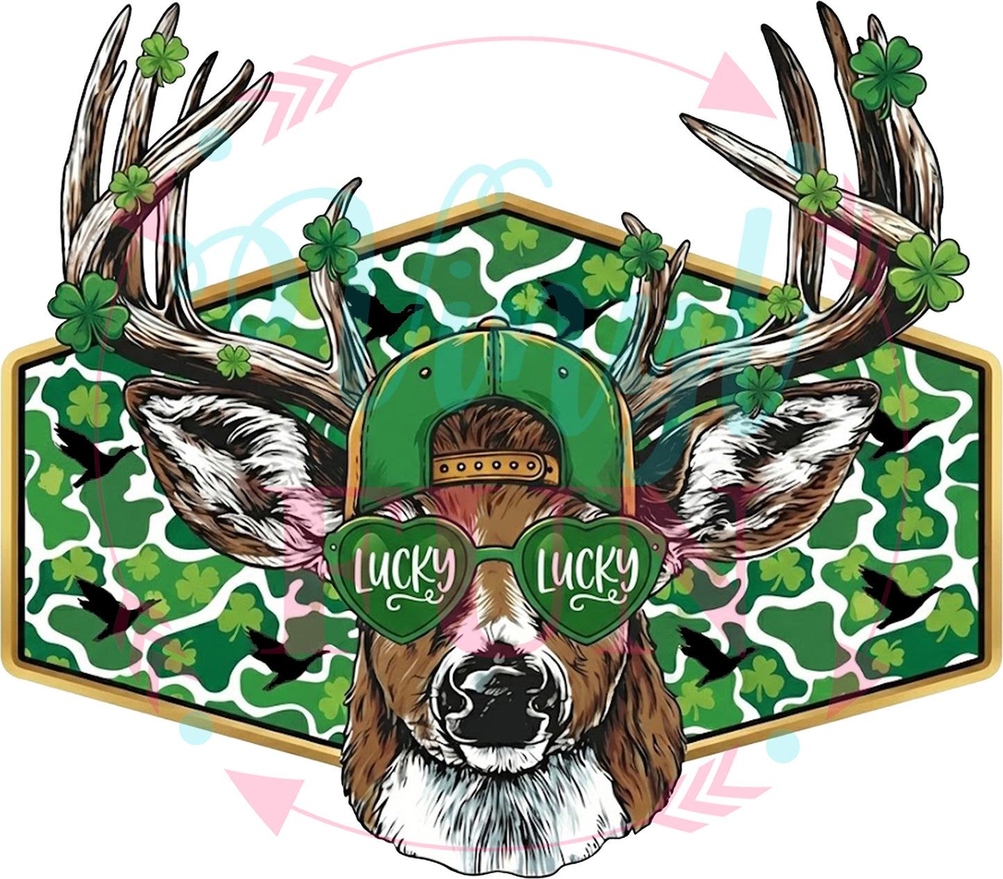 Too Lucky Transfers - For Fabrics