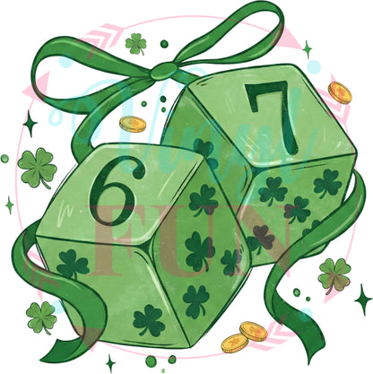 Too Lucky Transfers - For Fabrics