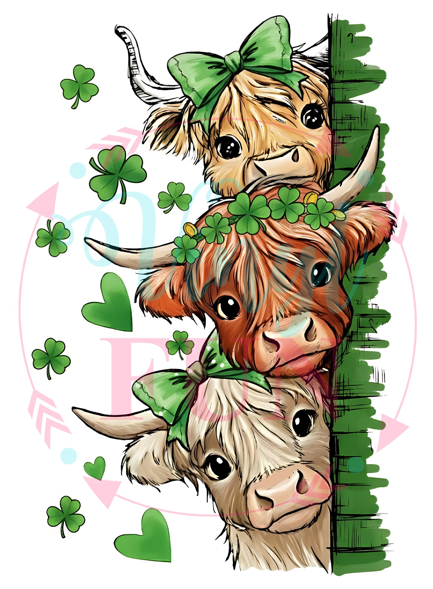 Too Lucky Transfers - For Fabrics