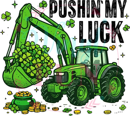 Too Lucky Transfers - For Fabrics