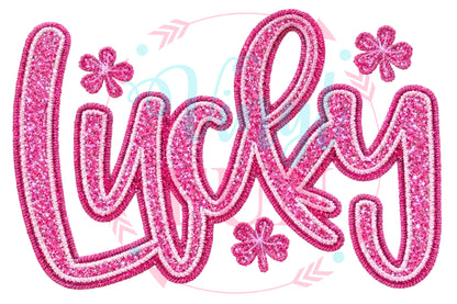 Too Lucky Transfers - For Fabrics