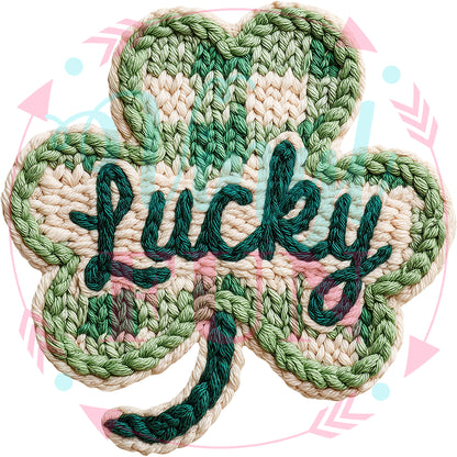 Too Lucky Transfers - For Fabrics