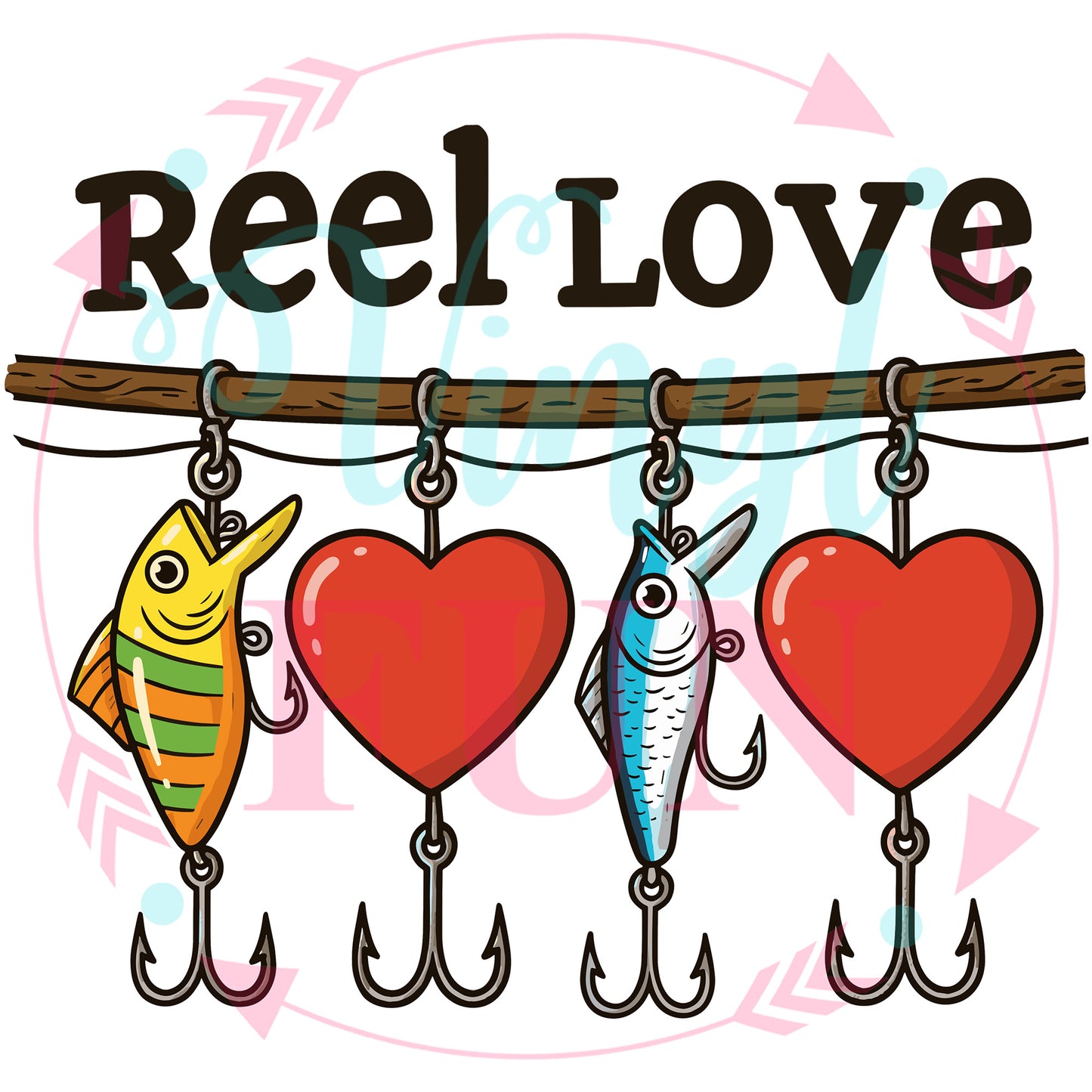 Time To Love Transfers - For Fabrics