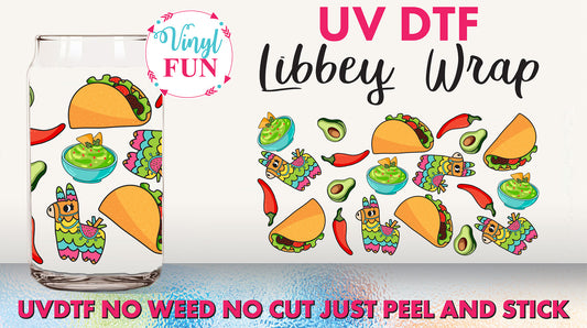 Tacos Libbey Glass Wrap - UV151