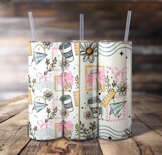 Teacher Stamp Wrap For Straight Tumbler - S814