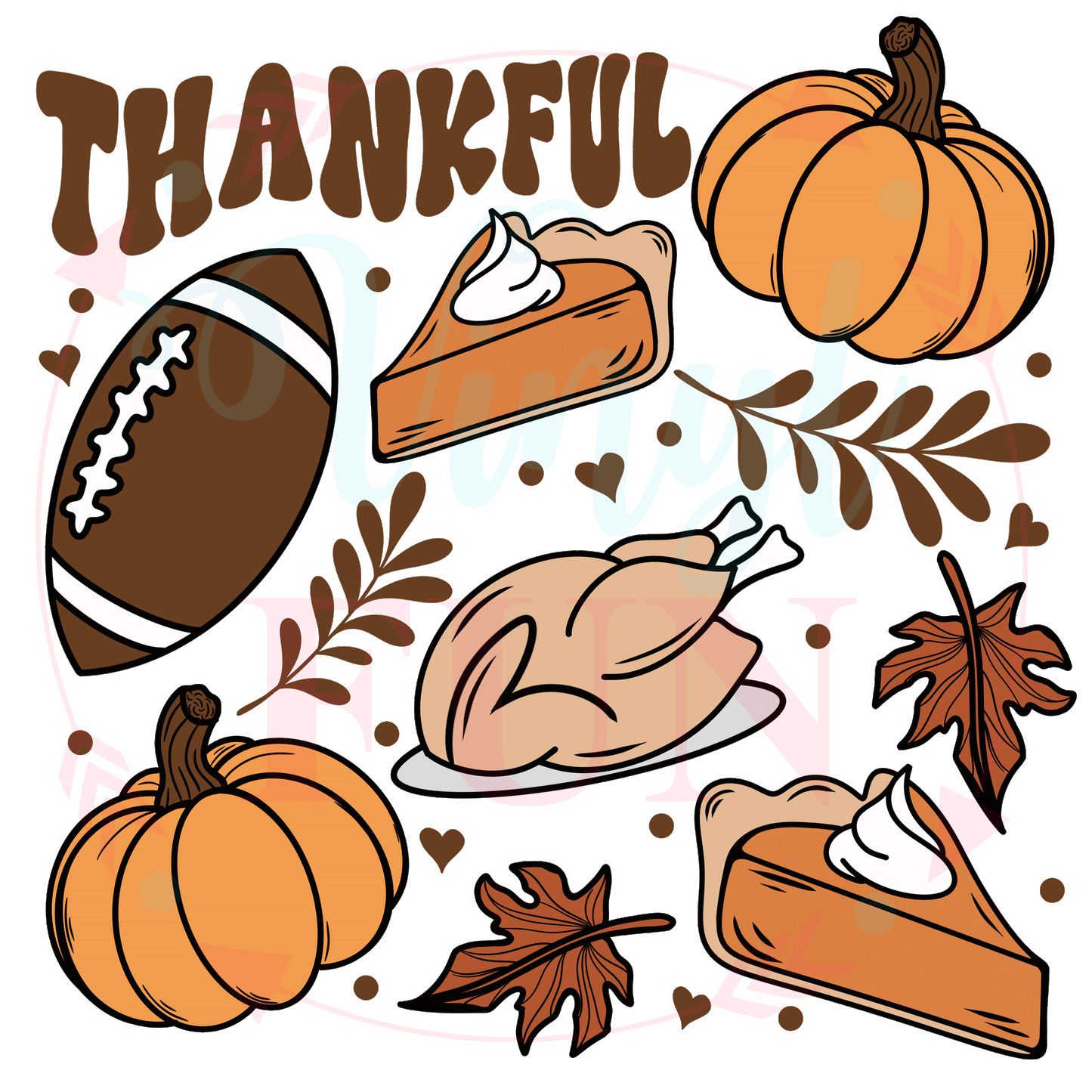 UVDTF Thankful Fall Decal-H75