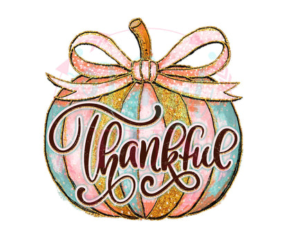UVDTF Thankful Pumpkin Decal - FALL16