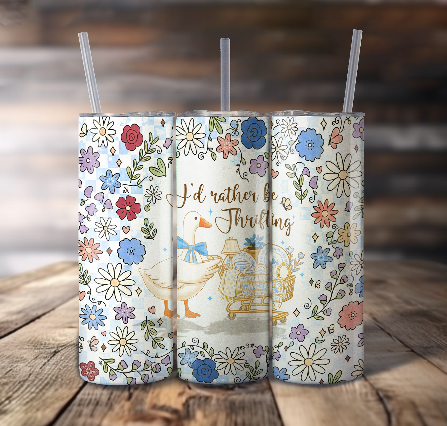 Thrifting Wrap For Straight Tumbler - S815