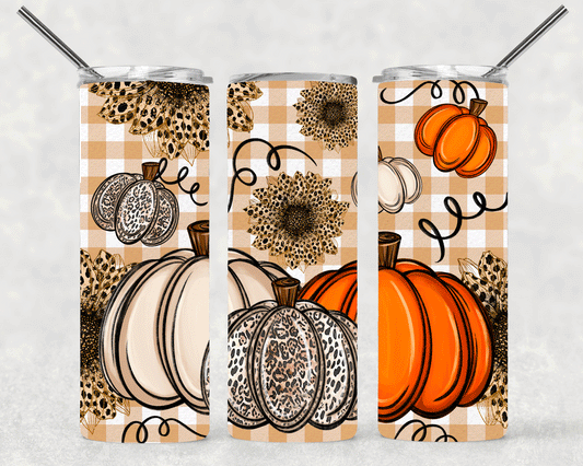 Big Pumpkins Wrap For Straight Tumbler-S123