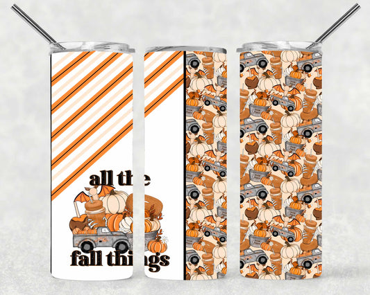 All the Fall Things Design Wrap For Straight Tumbler-S200