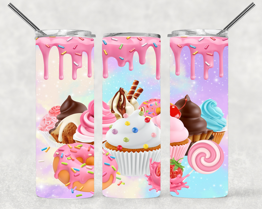 Sweet Treats Wrap For Straight Tumbler-S99
