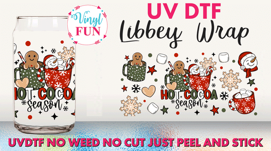 Hot Cocoa Season UVDTF Libbey Glass Wrap - UV12