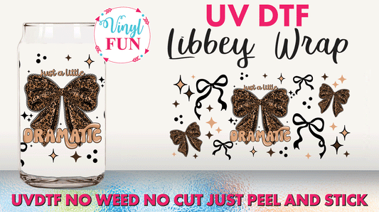 Dramatic Bow UVDTF Libbey Glass Wrap - UV27