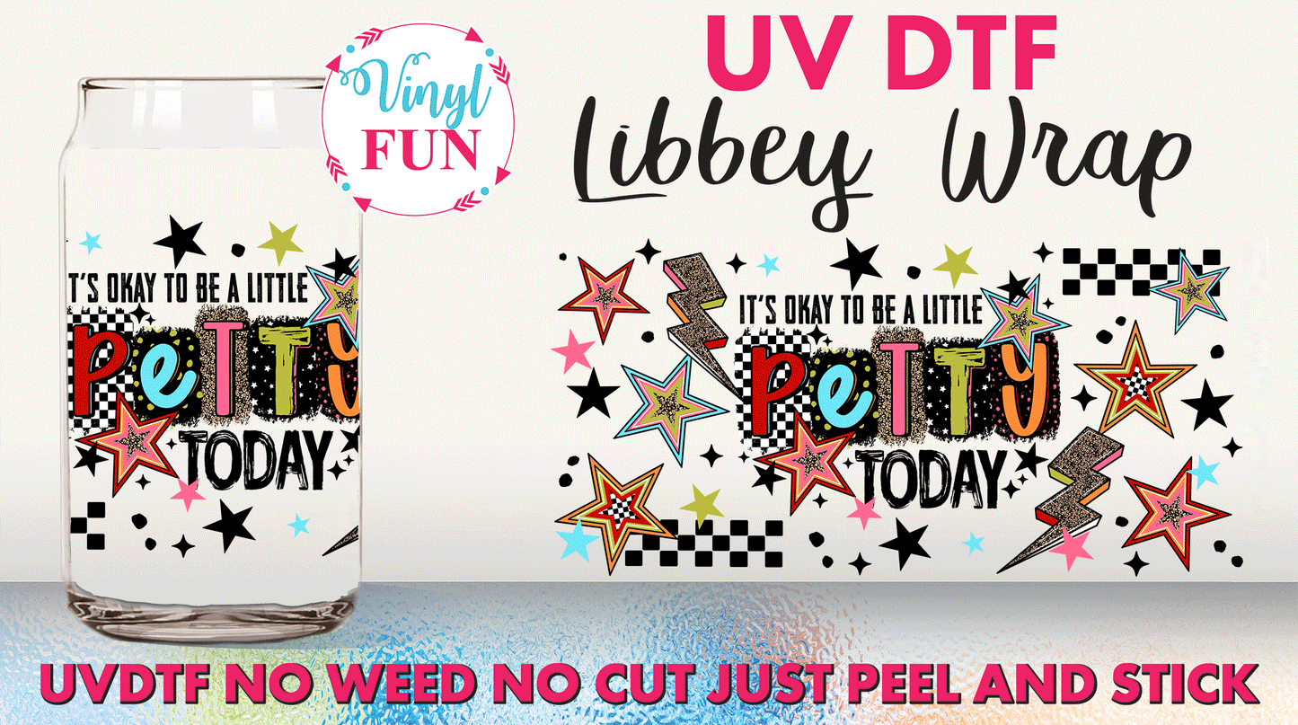 A Little Petty UVDTF Libbey Glass Wrap - UV148