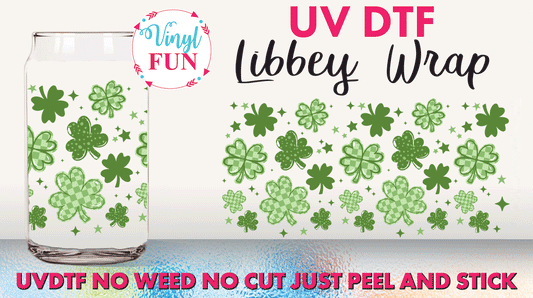 Shamrocks UVDTF Libbey Glass Wrap - UV129
