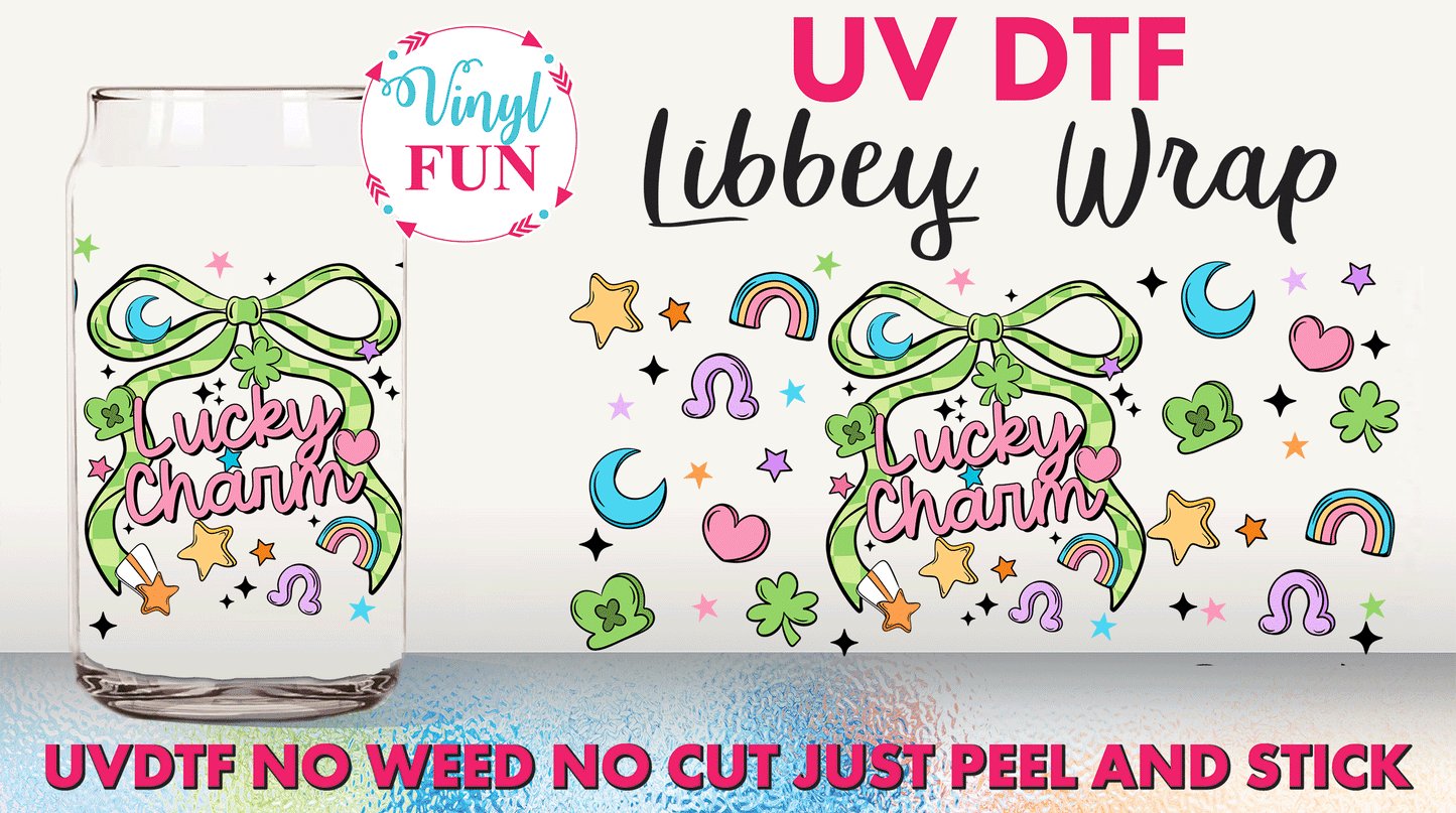 Lucky Charms UVDTF Libbey Glass Wrap - UV128
