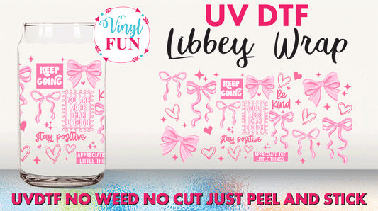 Positive Bows Libbey Glass Wrap - UV13