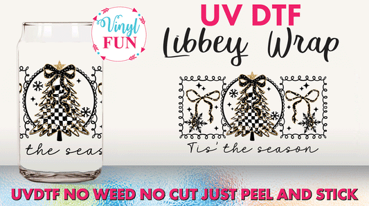 Tis The Season UVDTF Libbey Glass Wrap - UV180