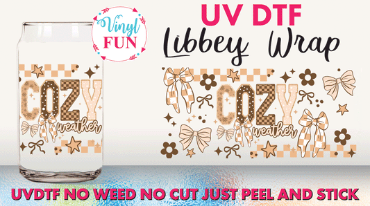 Cozy Weather UVDTF Libbey Glass Wrap - UV289