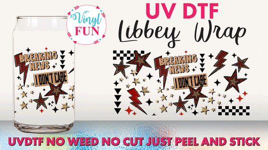 Breaking News Libbey Glass Wrap - UV60