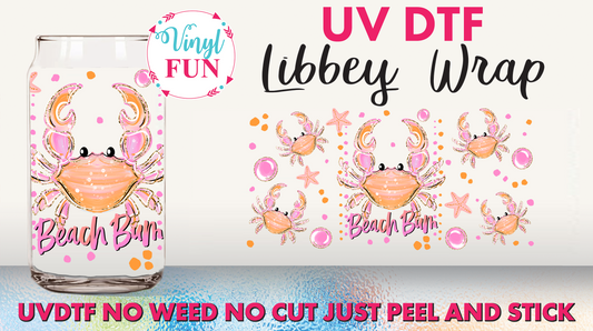 Beach Bum Libbey Glass Wrap - UV1