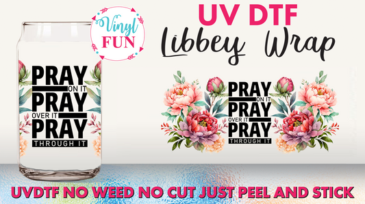 Pray UVDTF Libbey Glass Wrap - UV103