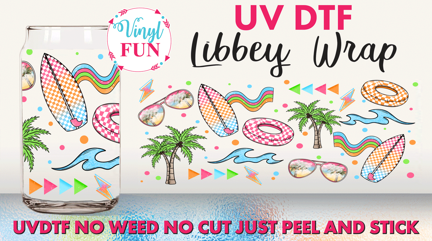 Beachin UVDTF Libbey Glass Wrap - UV109