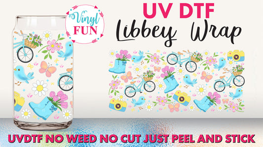 Spring Things Libbey Glass Wrap - UV126