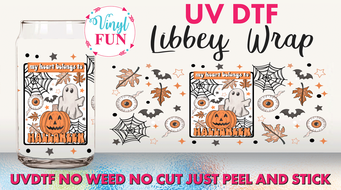 Halloween UVDTF Libbey Glass Wrap - UV136