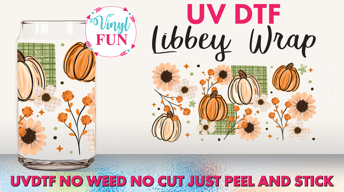 Patch Pumpkins Libbey Glass Wrap - UV14