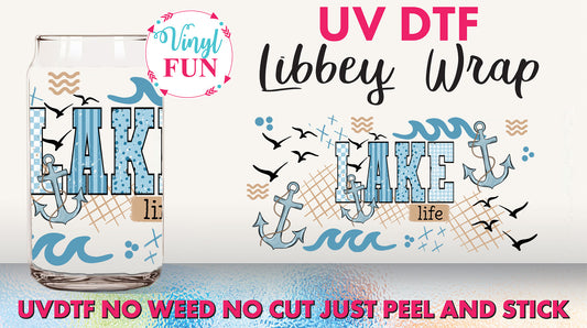 Lake Life Libbey Glass Wrap - UV153