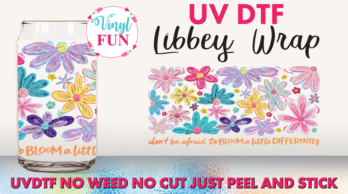 Bloom Differently Libbey Glass Wrap - UV160