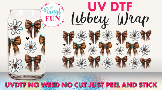 Western Bows Libbey Glass Wrap - UV173