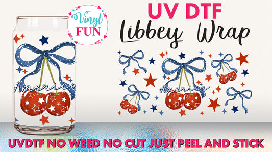 America Cherry Libbey Glass Wrap - UV176
