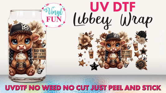 Bad Vibes Libbey Glass Wrap - UV178