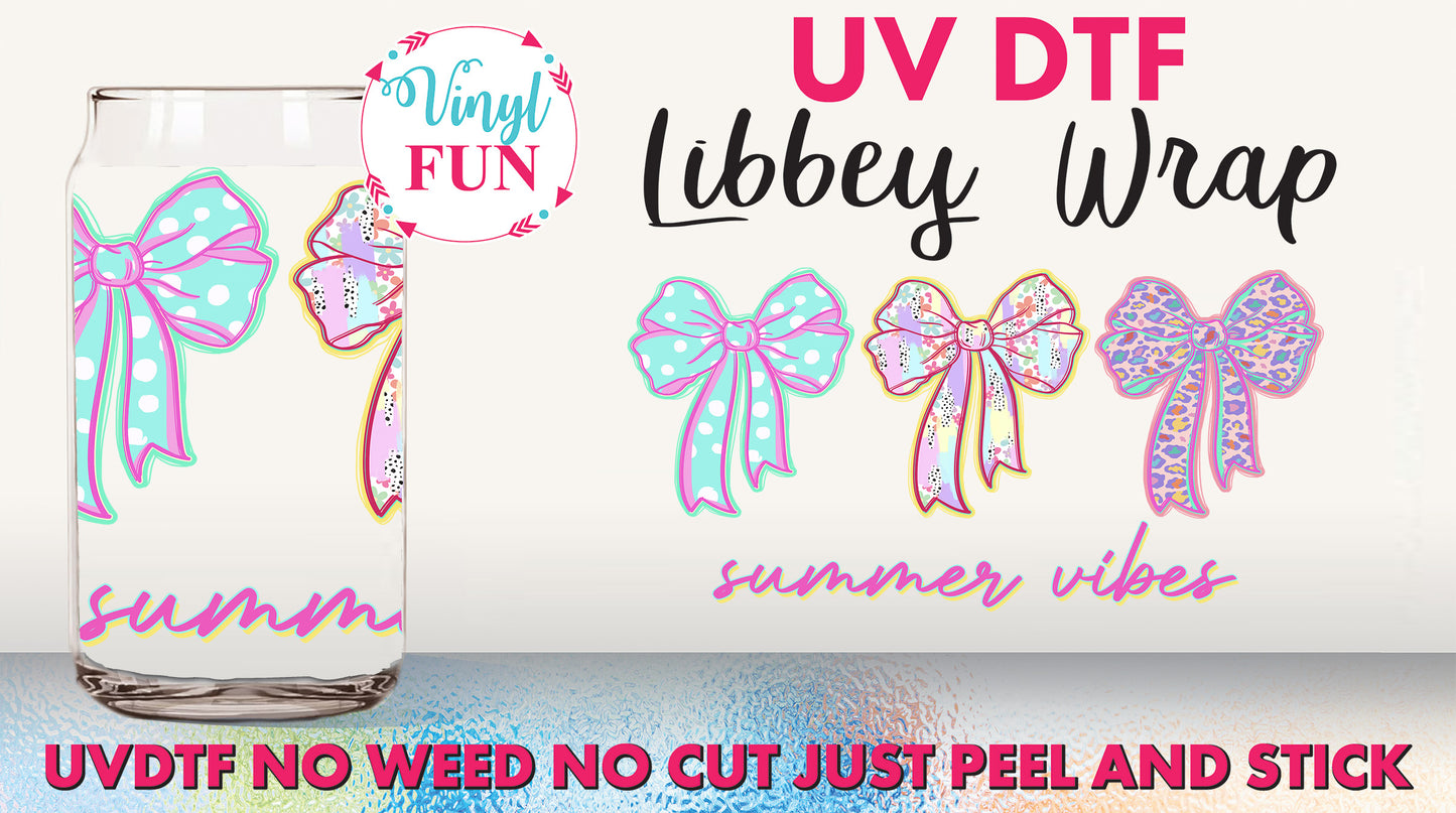 Summer Vibes Libbey Glass Wrap - UV199