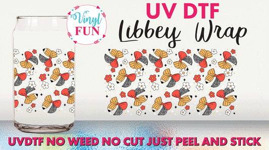 School Bows UVDTF Libbey Glass Wrap - UV249